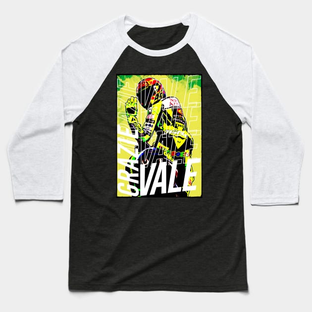 Grazie Vale Baseball T-Shirt by SmithyJ88